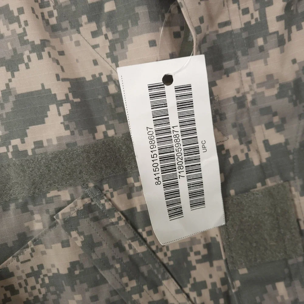 US Army ACU Combat Uniform Coat NSN Digital Camo Large Long Hiking Outdoor NEW